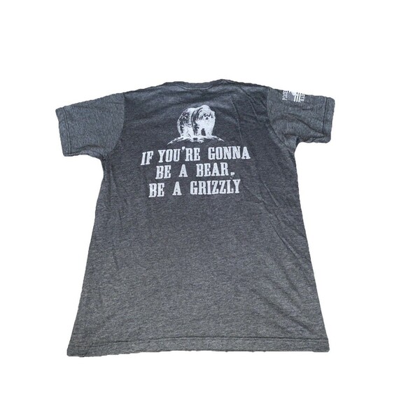 Be A Grizzly Bear Mens Shirt Medium Short Sleeve Peacemaker Trading Graphic - Picture 2 of 4
